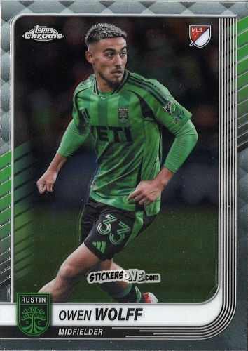 Sticker Owen Wolff - Chrome MLS 2025
 n. 77 - Topps