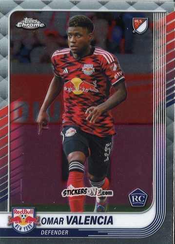Figurina Omar Valencia - Chrome MLS 2025
 n. 94 - Topps