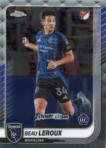 Sticker Beau Leroux - Chrome MLS 2025
 n. 120 - Topps