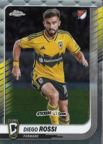 Figurina Diego Rossi - Chrome MLS 2025
 n. 144 - Topps