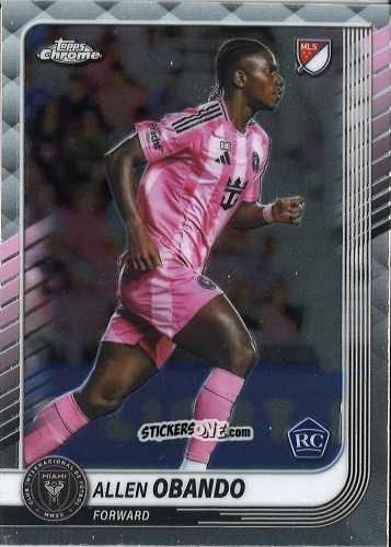Sticker Allen Obando - Chrome MLS 2025
 n. 161 - Topps