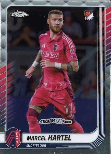 Cromo Marcel Hartel - Chrome MLS 2025
 n. 168 - Topps