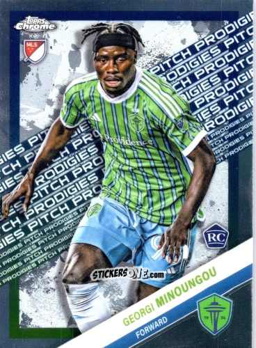 Figurina Georgi Minoungou - Chrome MLS 2025
 n. 180 - Topps