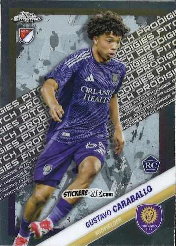 Sticker Gustavo Caraballo - Chrome MLS 2025
 n. 181 - Topps