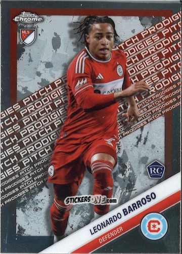 Sticker Leonardo Barroso - Chrome MLS 2025
 n. 182 - Topps