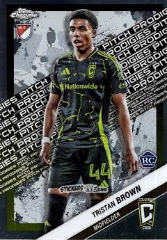 Cromo Tristan Brown - Chrome MLS 2025
 n. 188 - Topps