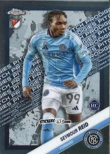 Sticker Seymour Reid - Chrome MLS 2025
 n. 196 - Topps