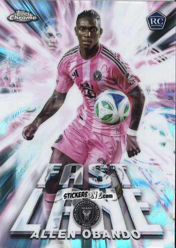 Sticker Allen Obando - Chrome MLS 2025
 n. FL-24 - Topps
