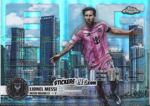 Cromo Lionel Messi - Chrome MLS 2025
 n. BCS-10 - Topps