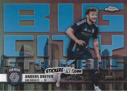 Cromo Anders Dreyer - Chrome MLS 2025
 n. BCS-17 - Topps