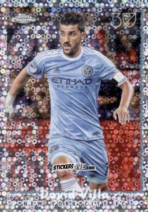 Sticker David Villa - Chrome MLS 2025
 n. NF-16 - Topps