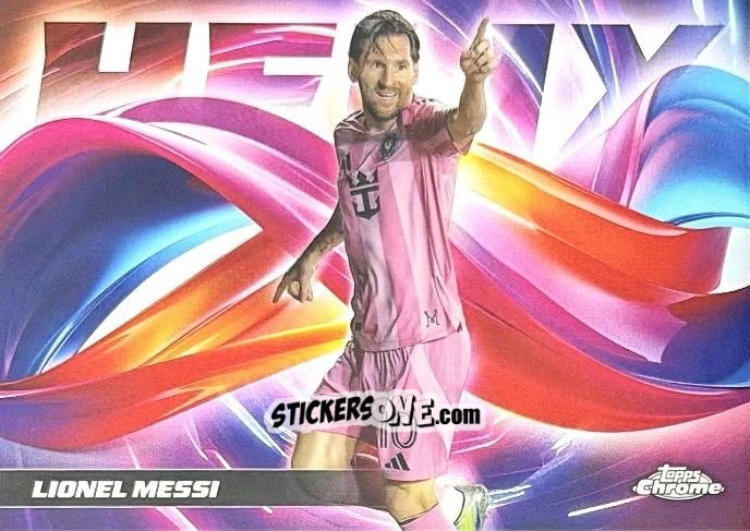 Cromo Lionel Messi - Chrome MLS 2025
 n. HX-1 - Topps