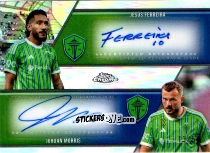 Figurina Jesús Ferreira / Jordan Morris - Chrome MLS 2025
 n. DA-FM - Topps