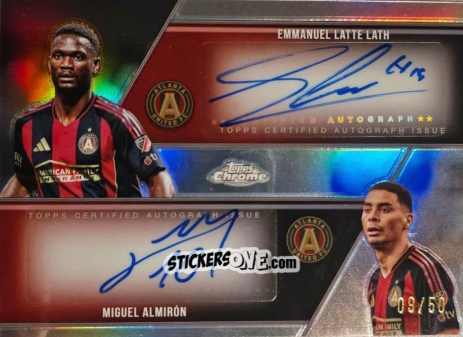 Cromo Miguel Almirón / Emmanuel Latte Lath - Chrome MLS 2025
 n. DA-LA - Topps