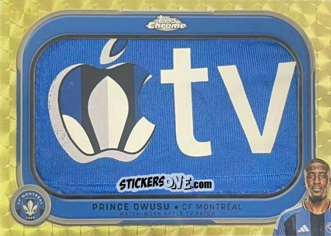 Sticker Prince Owusu - Chrome MLS 2025
 n. AP-PO - Topps