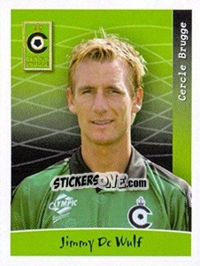 Cromo Jimmy De Wulf - Football Belgium 2005-2006 n. 50 - Panini