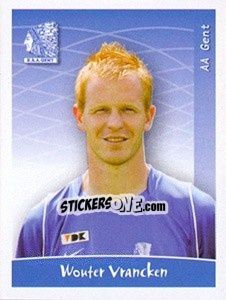 Cromo Wonter Vrancken - Football Belgium 2005-2006 n. 159 - Panini