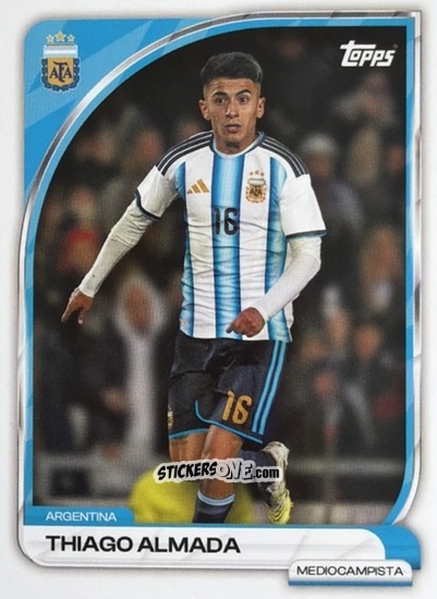 Sticker Thiago Almada - Argentina 2026 Collector Tin
 n. 12 - Topps