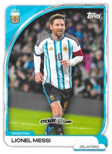 Cromo Lionel Messi - Argentina 2026 Collector Tin
 n. 17 - Topps