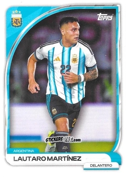Figurina Lautaro Martínez - Argentina 2026 Collector Tin
 n. 20 - Topps