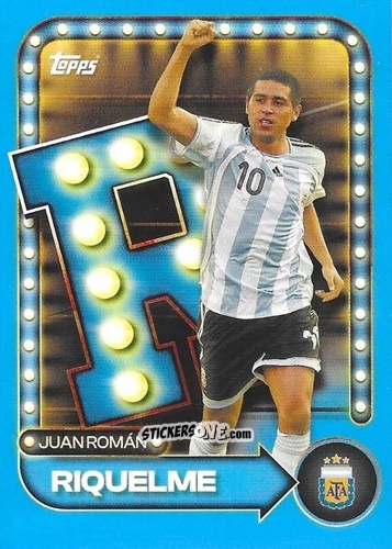 Cromo Juan Román Riquelme - Argentina 2026 Collector Tin
 n. 21 - Topps
