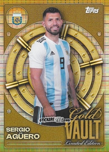 Figurina Sergio Agüero - Argentina 2026 Collector Tin
 n. GV-7 - Topps