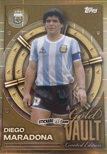 Cromo Diego Maradona - Argentina 2026 Collector Tin
 n. GV-8 - Topps