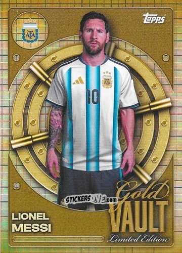Cromo Lionel Messi - Argentina 2026 Collector Tin
 n. GV-9 - Topps