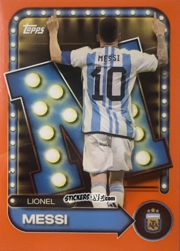 Cromo Lionel Messi - Argentina 2026 Collector Tin
 n. 26r - Topps