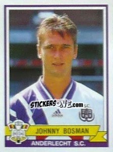 Cromo Johnny Bosman - Football Belgium 1993-1994 n. 19 - Panini