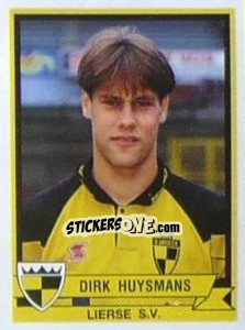 Cromo Dirk Huysmans - Football Belgium 1993-1994 n. 194 - Panini