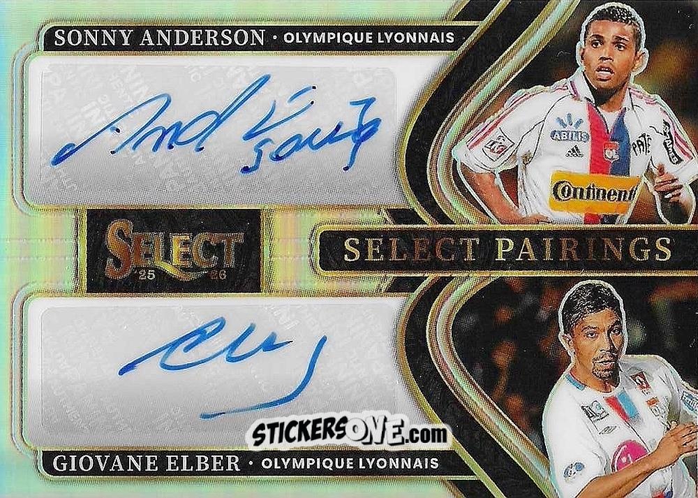 Figurina Sonny Anderson / Giovane Elber - Select Ligue 1 2025-2026
 n. SP4 - Footprint