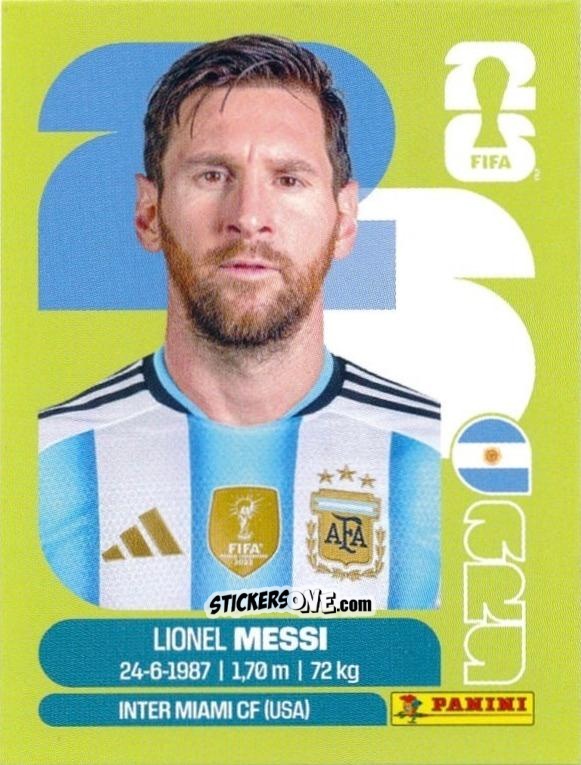 Cromo Lionel Messi - FIFA World Cup 2026. United Edition
 n. ARG17 - Panini