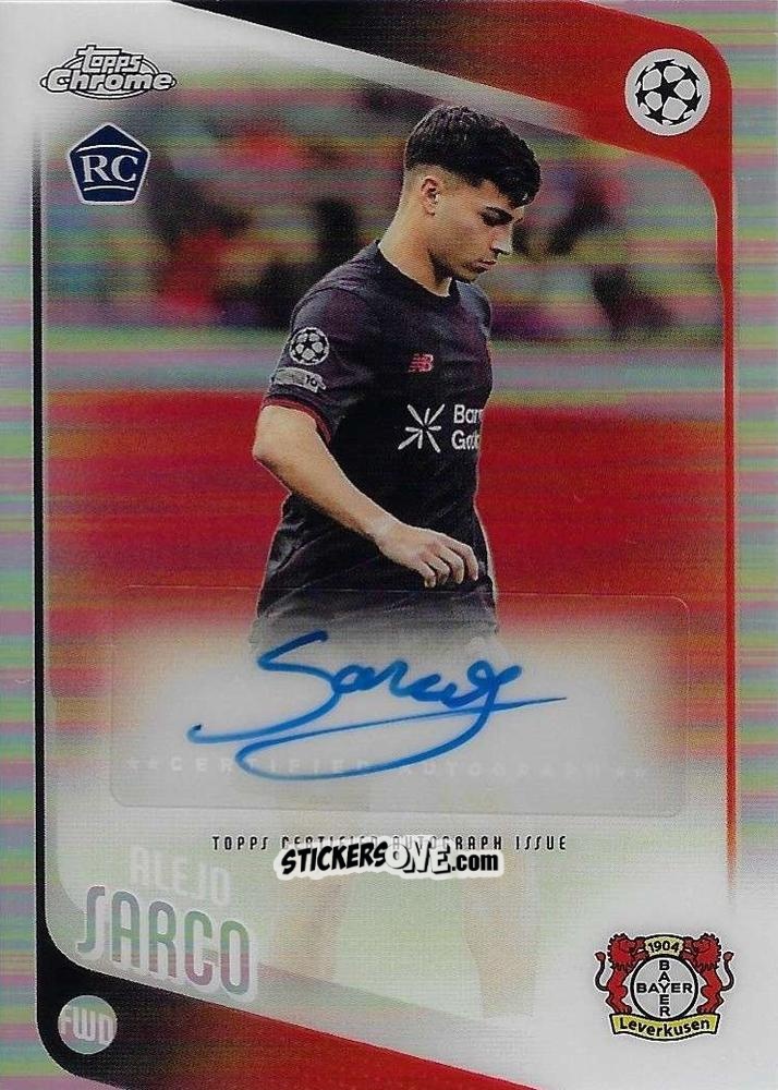 Cromo Alejo Sarco - Chrome UEFA Club Competitions 2025-2026
 n. CA-AS - Topps
