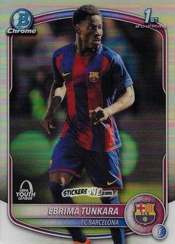 Sticker Ebrima Tunkara - Chrome UEFA Club Competitions 2025-2026
 n. BU-ET - Topps