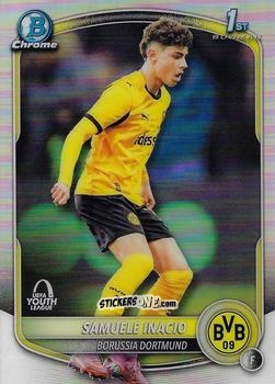 Sticker Samuele Inacio - Chrome UEFA Club Competitions 2025-2026
 n. BU-SI - Topps
