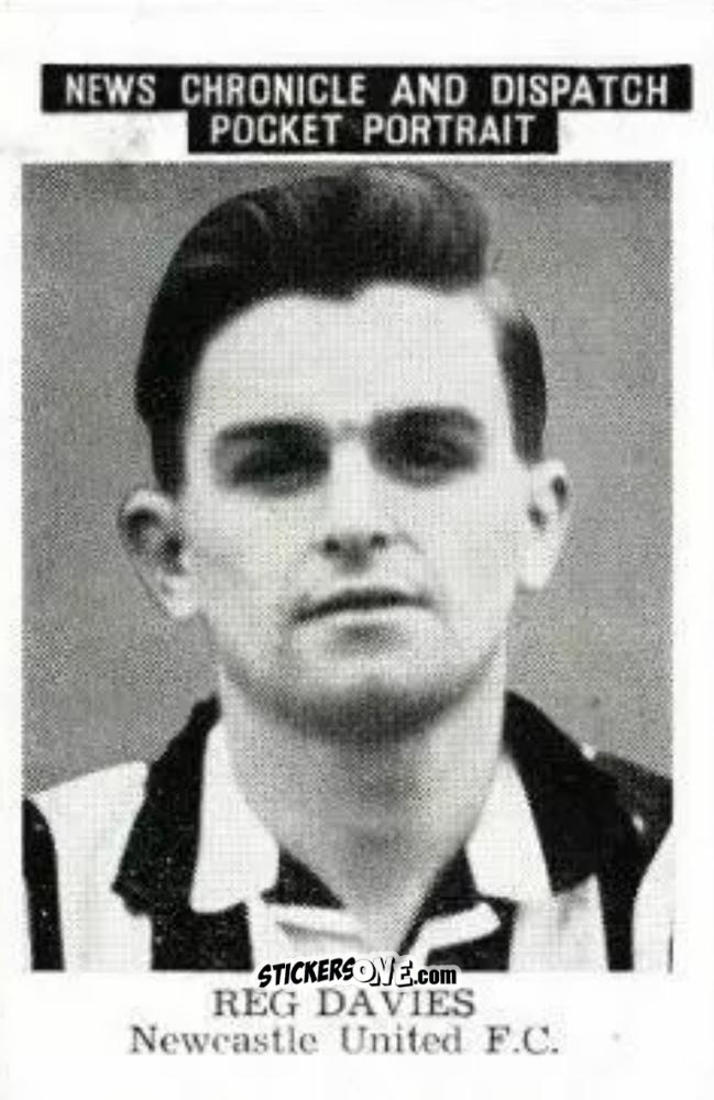 Sticker Reg Davies - Newcastle United 1955
 n. 2 - News Chronicle
