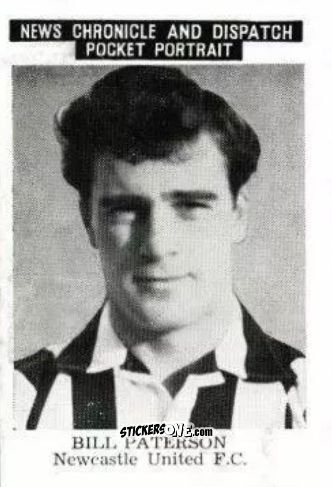 Cromo Bill Paterson - Newcastle United 1955
 n. 7 - News Chronicle
