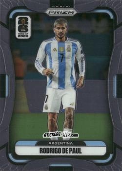 Figurina Rodrigo de Paul - FIFA World Cup 2026. Prizm
 n. 14 - Panini