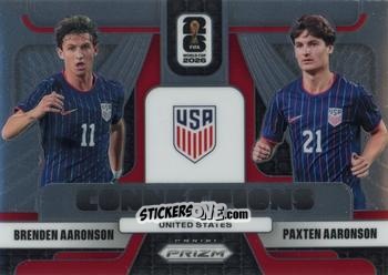 Cromo Brenden Aaronson / Paxten Aaronson - FIFA World Cup 2026. Prizm
 n. C5 - Panini