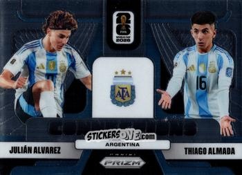Cromo Julian Alvarez / Thiago Almada - FIFA World Cup 2026. Prizm
 n. C7 - Panini