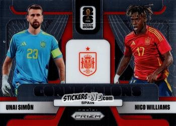 Figurina Nico Williams / Unai Simon - FIFA World Cup 2026. Prizm
 n. C9 - Panini