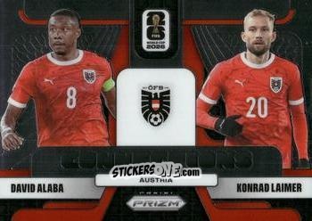 Sticker David Alaba / Konrad Laimer - FIFA World Cup 2026. Prizm
 n. C12 - Panini