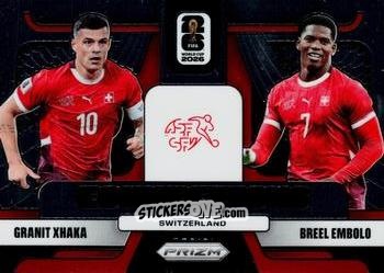 Cromo Breel Embolo / Granit Xhaka - FIFA World Cup 2026. Prizm
 n. C18 - Panini