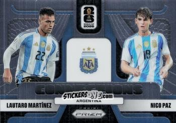 Figurina Lautaro Martinez / Nico Paz - FIFA World Cup 2026. Prizm
 n. C23 - Panini