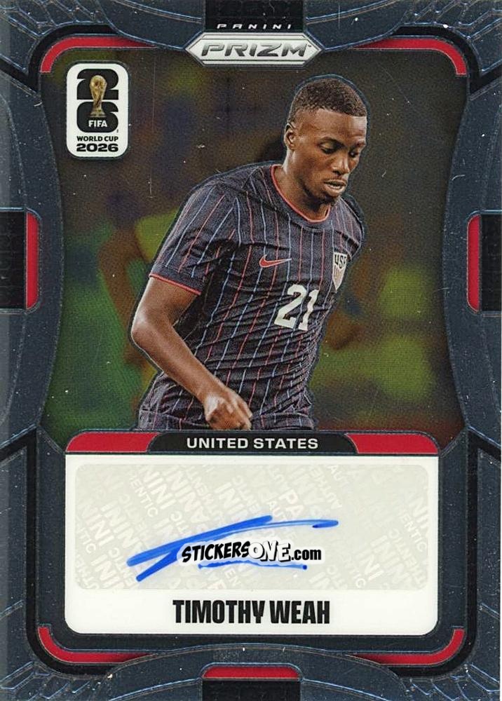Cromo Timothy Weah - FIFA World Cup 2026. Prizm
 n. S-TW - Panini