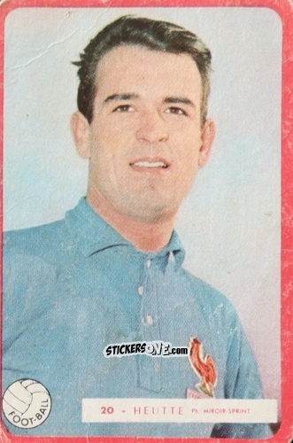 Sticker Heutte - Football 1960
 n. 20 - Miroir-Sprint
