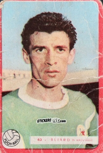 Figurina Bliard - Football 1960
 n. 63 - Miroir-Sprint