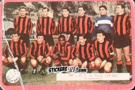 Sticker Team Photo - Football 1960
 n. 77 - Miroir-Sprint