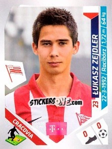 Cromo Zejdler - Ekstraklasa 2013-2014 n. 36 - Panini